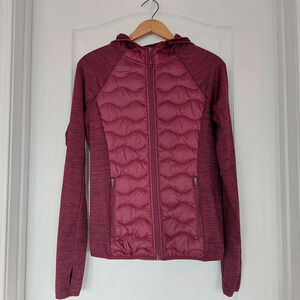 Stoic Red Quilted Jacket Size Small